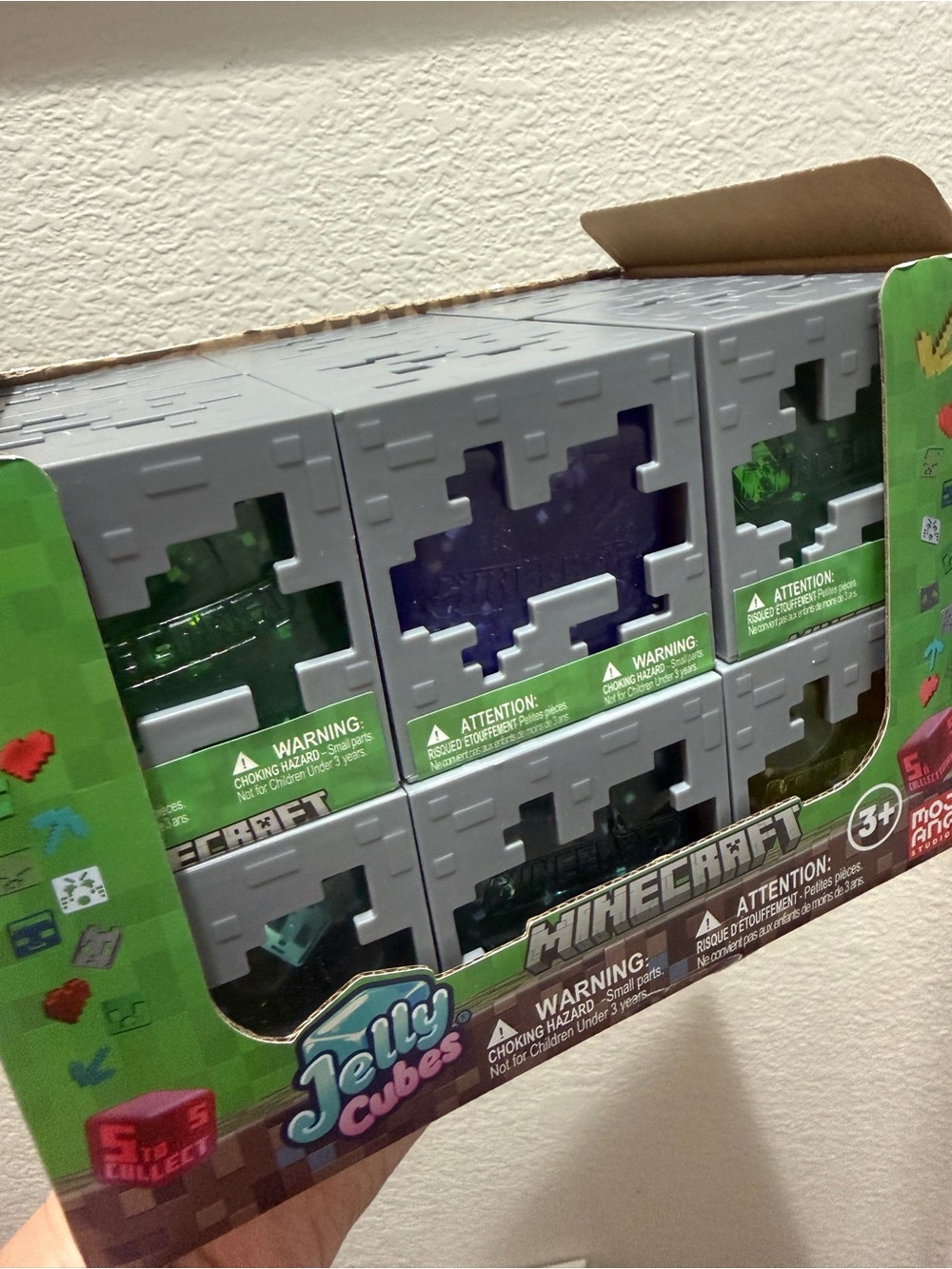 Minecraft Jelly Cube Collectible Squishy Toy. One piece. New.